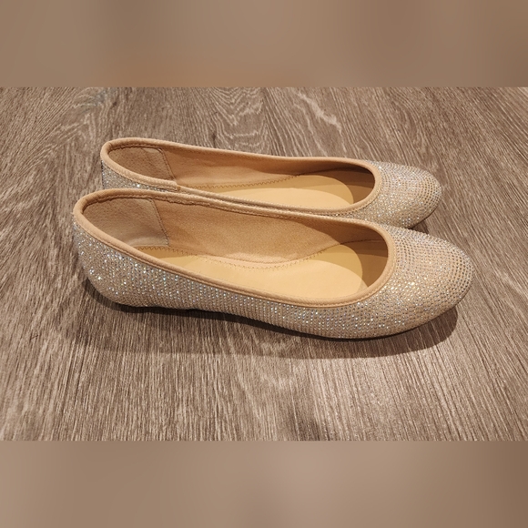 Copper Key Rhinestone Flats - Picture 2 of 7